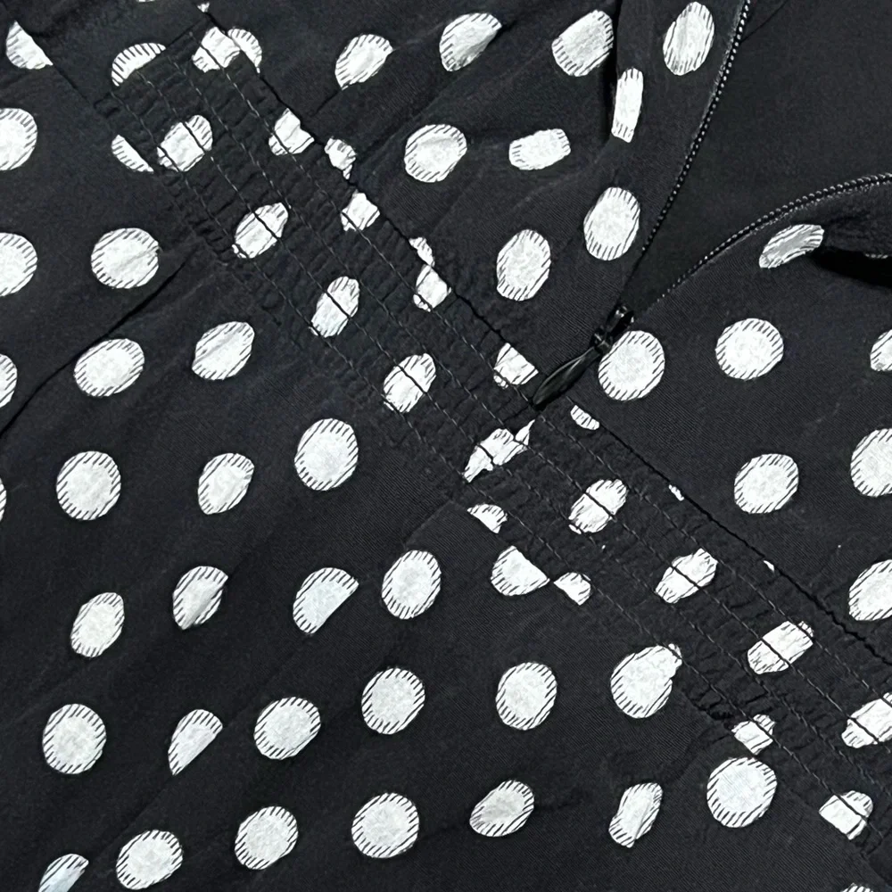 SOLD Maeve Anthropologie Gathered Tulip Polka Dot Dress 10P - Picture 8 of 10